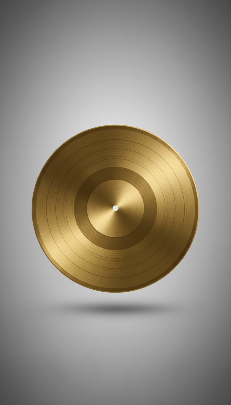 Metallic-Finish Vinyl Record Exclusive Pressing