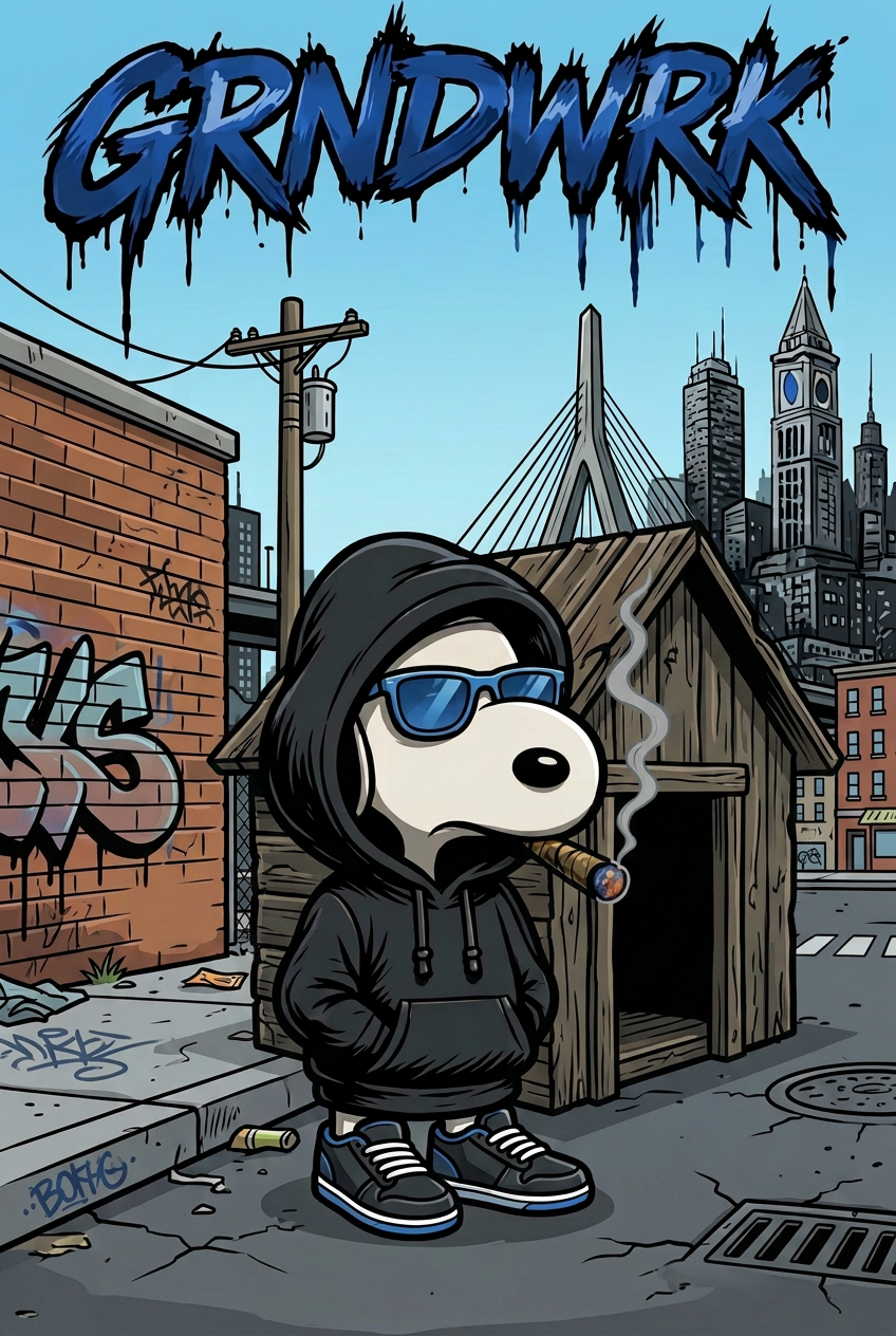 GRNDWRK™ Mascot Hoodie — Built From The Grind™